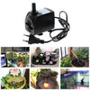 160GPH Submersible Pump (600L/H, 10W) with 3.3 ft Tubing for Aquariums Fish Tank Pond Fountain Statuary Hydroponics Water Feature Indoor Fountains