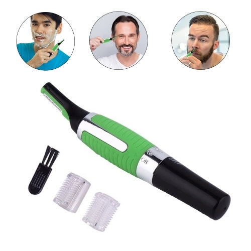 Hair Trimmer and Shaver Electric Shaver for Men Professional Allergy-proof Trimmer for Face Neck Nose Eyebrows and Body Hair