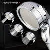3 Spray Settings Shower Head with ON/Off Pause Switch Water Saving High Pressure Handheld Showerhead G1/2 Adjustable Bathroom Shower Head Bath Handheld Shower Head Replacement