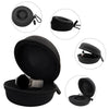 Watch Storage Case Waterproof Portable Watch Travel Case Single Smart Clock Rits Box with Zipper, Fall&Shock Proof Cushioned Round Watch Case for Travel Home, Fits All Wristwatches & Smart Watches