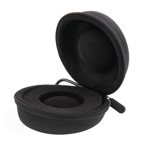 حافظة تخزين للساعة مقاومة للماء وقابلة للحمل وحقيبة سفر وساعة ذكية واحدة مع سحاب، حافظة ساعة دائرية مبطنة مقاومة للسقوط والصدمات للسفر إلى المنزل، تناسب جميع ساعات المعصم والساعات الذكية