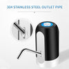 Water Bottle Dispenser Pump 5 Gallon Bottle Automatic Electric Drinking Water Jug Pump Waterproof USB Charging Water Dispensing Pump for Home Office Kitchen Camping Outdoor