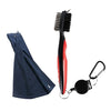 Golf Club Brush and Towel Kit Golf Club Cleaner