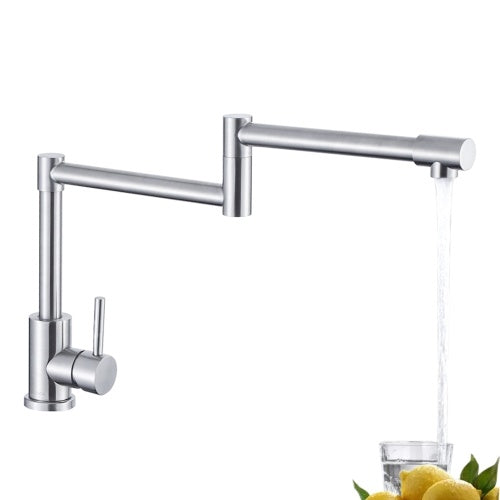 360 درجة من صنابير المطبخ دوارة قابلة للطي مقبض مقبض الحمام بالوعة الحنفيات