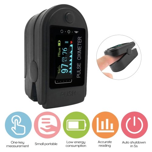 Fingertip Pulse Oximeter Clip TFT LCD Display Fingertip Oximeter