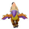 Inflatable Dinosaur Halloween Costume Kids Blow Up Fancy Dress