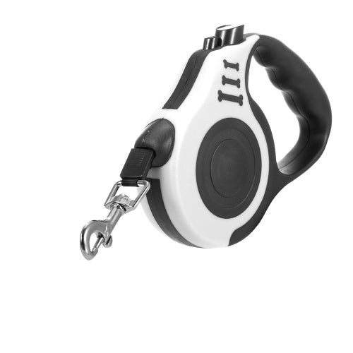 5M قابلة للسحب الكلب المقود المشي المشي مع مقبض مضاد للانزلاق