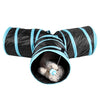 Indoor Cat Tunnel 3 Way Pet Play Tunnel Collapsible Tunnel