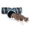 Indoor Cat Tunnel 3 Way Pet Play Tunnel Collapsible Tunnel