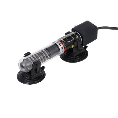 Mini Aquarium Heater Submersible Auto Thermostat Heater Fish Tank Water Heater Quartz Tube with Suction Cups