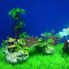 ديكورات أحواض السمك برج الجسر الراتنج