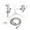 Handheld Bidet Sprayer for Toilet Baby Cloth Diaper Sprayer with Hose 7/8 Separator Bracket Stainless Steel Cleaner for Bathroom Toilet