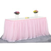 Handmade Tulle Table Skirt Tablecloth Decorative Tableware Cloth