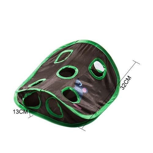 إخفاء والبحث عن لعبة الماوس Cat Toy 9 ثقوب تفاعلية قطب قطري للقطب