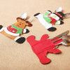 Mini Christmas Cetlery Tablemoonders Mini Santa Silverware Holders Covers