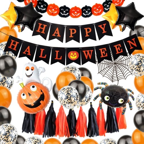 Halloween Balloon Decorations Set