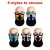 Halloween Mask Costume Party Cosplay Prank Face Cover LED Rave Mask