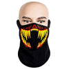 Halloween Mask Costume Party Cosplay Prank Face Cover LED Rave Mask