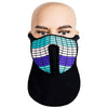 Halloween Mask Costume Party Cosplay Prank Face Cover LED Rave Mask