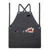 Garden Tool Apron with Pockets Adjustable Waist Tool Apron
