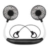 Hand Free Bluetooth Headset with Fan - Black