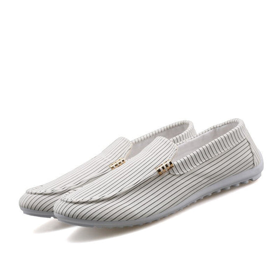 حذاء هاراجوكو القماشي - أبيض