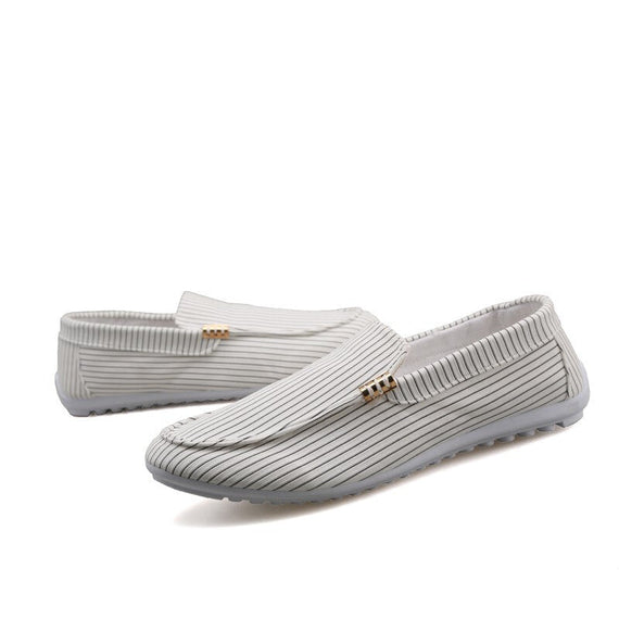 حذاء هاراجوكو القماشي - أبيض