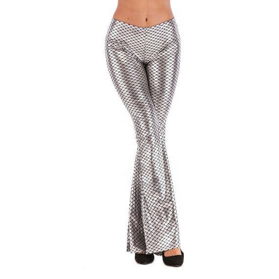 High Elastic Seamless Wide Pants - Silver