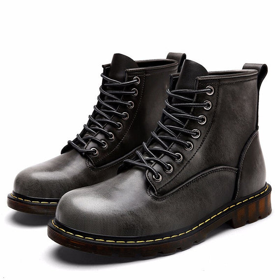 High Quality Martin Boots - Gray