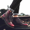 High Quality Martin Boots - Red