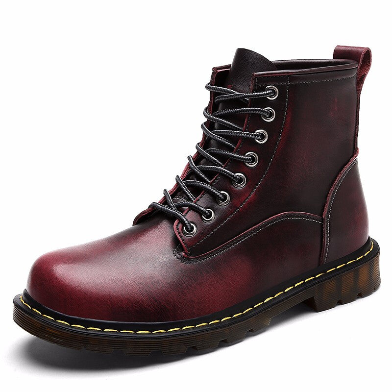 High Quality Martin Boots - Red