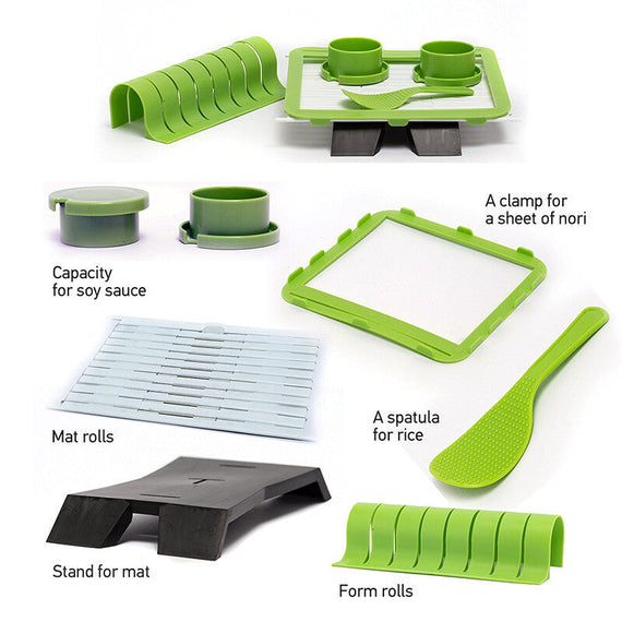 High Quality Sushi Tool Set kitchenware - Green