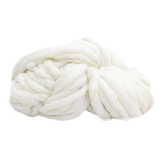 High Quality Wool Knitting Yarn - White
