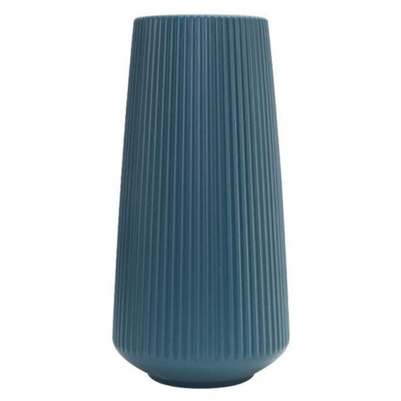 Home Decoration Plastic Flower Vase - Blue