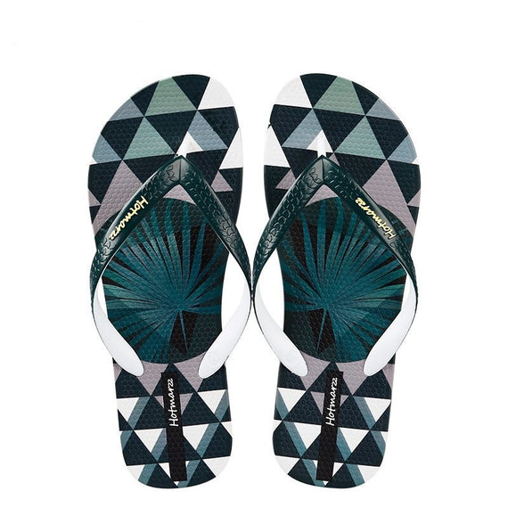 Hotmarzz Men's Summer Flip-Flops - Green