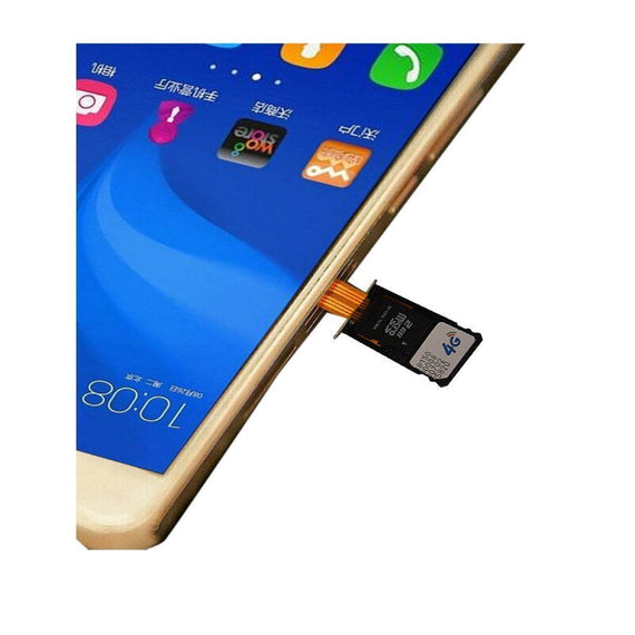 Hybrid Double Dual Nano SIM Card Adapter - Black