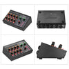 Muslady M-228A Compact Size 8-channel Mono/Stereo Audio Sound Mixer with Reverberation Function 60Hz Frequency Cutting
