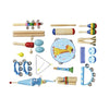 Musical Toys Percussion Instruments Band Rhythm Kit for Kids Children Toddlers with Tambourine Wooden Guiro Handbells Maracas Small Trumpet Harmonica