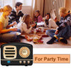 Mini Rechargeable Wireless Stereo Retro Speaker Built-in Microphone