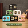 Mini Rechargeable Wireless Stereo Retro Speaker Built-in Microphone