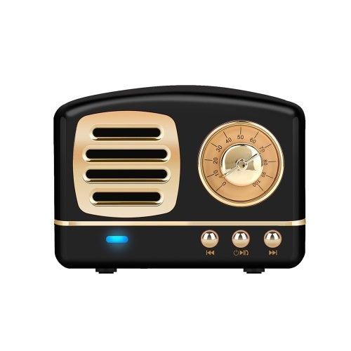 Mini Rechargeable Wireless Stereo Retro Speaker Built-in Microphone