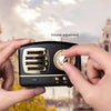 Mini Rechargeable Wireless Stereo Retro Speaker Built-in Microphone