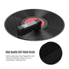 3-in-1 Soft Velvet Record Cleaner Cleaning Brush with Small Brush and Needle Brush for Vinyl Records Anti Static Cleaning Supplies