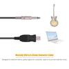 Muslady USB Guitar Cable USB Interface Male to 6.35mm Mono Male Electric Guitar Converter Cable Guitar Computer Connector Cord Adapter Cables
