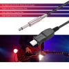 Muslady USB Guitar Cable USB Interface Male to 6.35mm Mono Male Electric Guitar Converter Cable Guitar Computer Connector Cord Adapter Cables