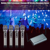 Muslady F4800 Professional 4 Channel UHF Wireless Microphone System