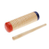Wooden Guiro Shaker Baby Kid Child Early Educational Musical Instrument Rhythm Beats Toy Tool Percussion with  Mallet
