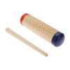 Wooden Guiro Shaker Baby Kid Child Early Educational Musical Instrument Rhythm Beats Toy Tool Percussion with  Mallet