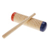 Wooden Guiro Shaker Baby Kid Child Early Educational Musical Instrument Rhythm Beats Toy Tool Percussion with  Mallet