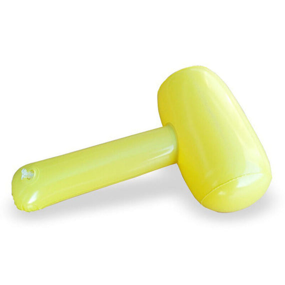 لعبة مطرقة الهواء الجرسية القابلة للنفخ - أصفر